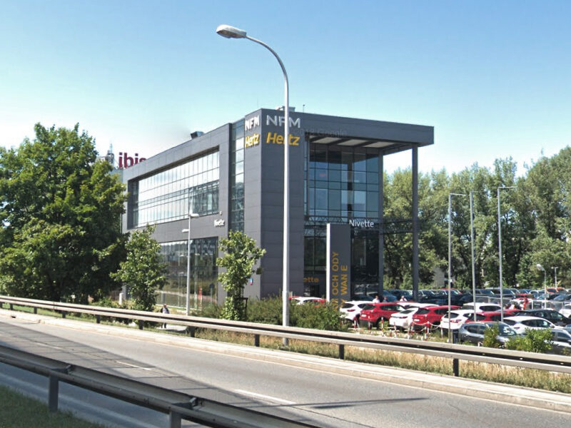 Budynek biurowo-wystawienniczy – salon samochodowy przedstawiciela autoryzowanego OPEL, Nissan, Mazda